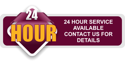 24 24 HOUR SERVICE AVAILABLE CONTACT US FOR DETAILS HOUR